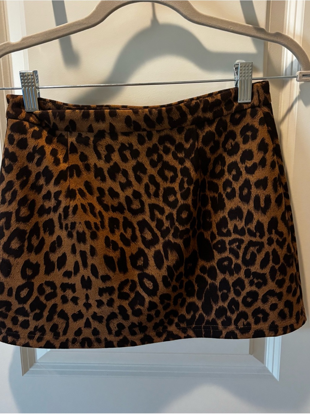 Altar'd State Leopard Print Mini Skirt - Brown & Black
